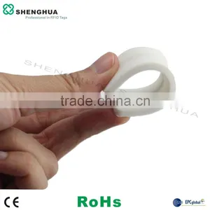 Silicone Tag UHF RFID Laundry Tags ISO 18000-6C RFID Hang Tag Hotels/Hospitals/Dry Cleaning Shops Management thumbnail-1