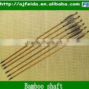 FD-16511 Uniform Spine Bamboo Arrow With Turkey Feather for Recurve Bow and Traditional Bow Shooting Arrow China Wholesale thumbnail-2