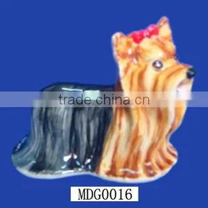 Hand Made Vintage Ceramic Dog Figurine Yorkie thumbnail-1