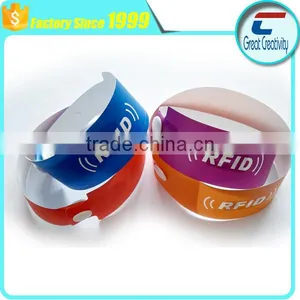 NTAG 215 Programmable Waterproof Paper ID Wristband / Bracelet thumbnail-1