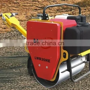 300kg Walk-behind Vibratory Rollers Are Small-size Vibratory Road Roller Mini Vibratory Roller Light Compaction Equipment thumbnail-1