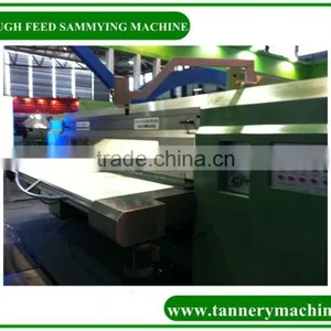 Italy Quality 3200mm Cow Leather Double Blade or Double Felt Sammying and Setting Out Machine thumbnail-2