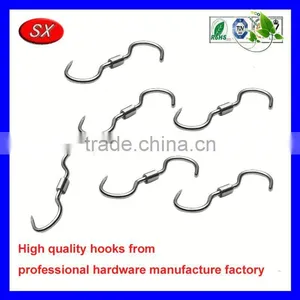 Customized Bend Forming Brass S Shaped Hooks thumbnail-6