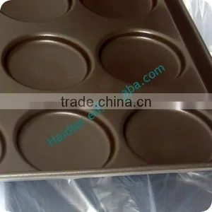 15 Indents Teflon Coated Hamburger Bun Pan(Non-stick), Hamburger Baking Tray for Sale thumbnail-4