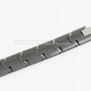 High Polish Ceramic Bracelets Black Jewelry Nickel Free thumbnail-4