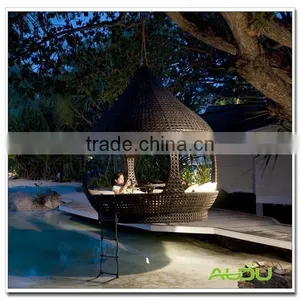 Audu Hanging Daybed/Hanging Rattan Summer Daybed thumbnail-1