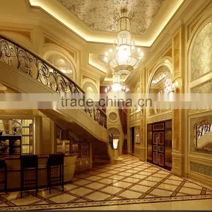 Luxury Classic Residential Bathroom 3D Interior Rendering Design for New Built Villa Wish Furnishing thumbnail-5