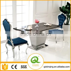 TH349 Home Furniture Luxury Modern Black Small Dining Room Tables thumbnail-1