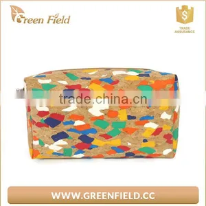 2017 New Style Cosmetic Bag Toiletry Cork Cosmetic Bag thumbnail-3