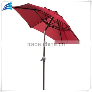 Promotional Fold Patio Red Sun Umbrella for Garden or Beach thumbnail-2