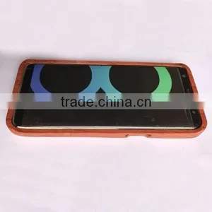 Wholesale PC up and Down Card Wooden Shell for Samsung S8,wooden Cell Phone Case thumbnail-3