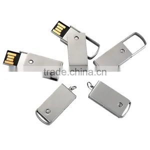 Novelty Giveaways USB Sticks, Mini Swivel Metal USB Flash Driver thumbnail-1