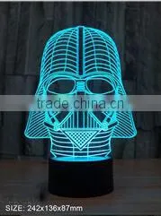 3D Optical Illusion Indoor Decoration Usb Charging Desk Night Light thumbnail-1