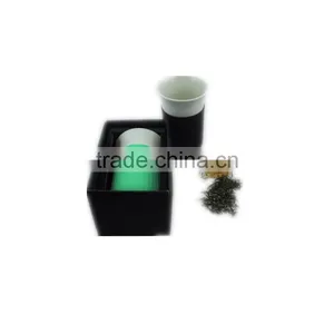 Disposable High Quality Bamboo Fiber Cup With Silicon Sleeve and Bamboo Lid thumbnail-1