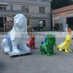 FRP Dog Sculpture Figure Statue thumbnail-4