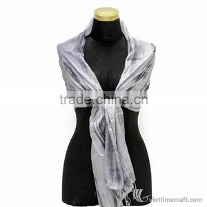 Fashionable Silk Scarf, 100% Pure Silk Handmade in Vietnam thumbnail-6