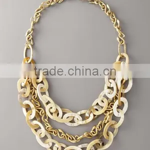 HOT SALE FOR JEWELLY HORN NECKLACE 100% MADE IN VIETNAM, EYE-CATCHING COLOR AND FASHIONABLE DESIGN thumbnail-3