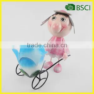 Metal Decoration Cheap Garden Flower Pot thumbnail-1