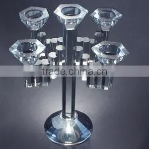 Crystal Ball Pillar Candle Holder Gift Souvenir thumbnail-1