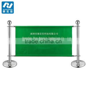 Sidewalk Cafe Banners & Barriers | Outdoor Sign Posts & Line Stands thumbnail-1