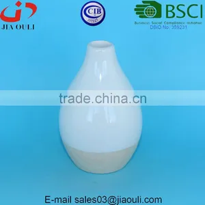 Popular Design Water Transfer Printing Wood Ceramic Vase, Mini Flower Vase thumbnail-2