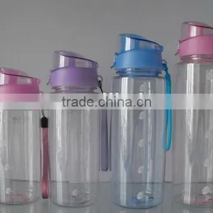 Plastic Transparent Water Bottles With Handle Line thumbnail-1