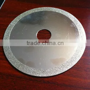 Electroplated Diamond Saw Blades for Cutting Soapstone With Continuous Rim thumbnail-1