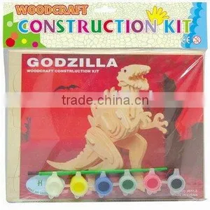 Wood Craft Construction Kit-dinosaur thumbnail-1