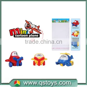Happy Toy Mini Cartoon Pull Back Toy Plane thumbnail-1