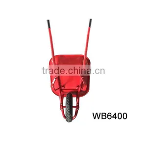 Building Construction Tools and Metal Tray Material and Pneumatic Wheel Wheelbarrow WB6400 thumbnail-4