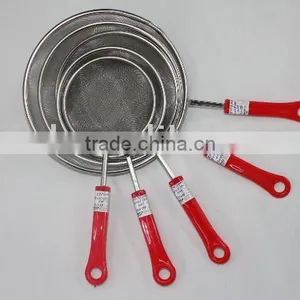 Stainless Steel Oil Strainer W/plastic Handle thumbnail-1