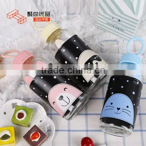 L00050 2017 High Quality Stylish Design Custom Handmade Pyrex Heat-Resistant Clear Glasses Bottles thumbnail-5