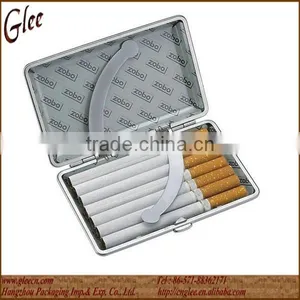 Portable Metal Travel Humidor Cigars Case thumbnail-3