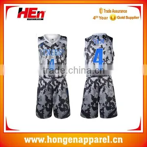 Basketball Jersey Tops Best Reversible Basketball Uniform Design Color Red thumbnail-1