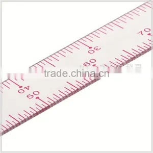 China Manufacture 1:4/1:5 Transplant Flexible Straight Plastic Sandwich Line Scale Ruler for Engineering Design#8502 thumbnail-3