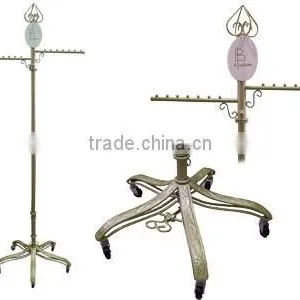Elegant Rotating Steel Bag Display Stand thumbnail-1