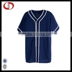 Cannda Custom Button Down Baseball Jersey Wholesale thumbnail-1