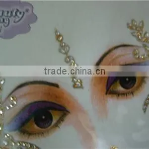 EYE FACE Sticker Glitter TATTOO Glitter BINDI thumbnail-1