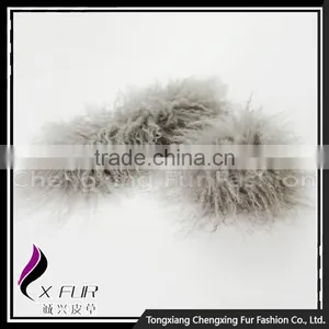 CX-A-47E Wholesale Girls Cheap Cute Gift Lamb Fur Slap Cuff Bracelet thumbnail-1