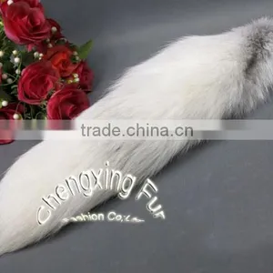 CX-R-41 Genuine Fox Fur Tail Key Ring thumbnail-3