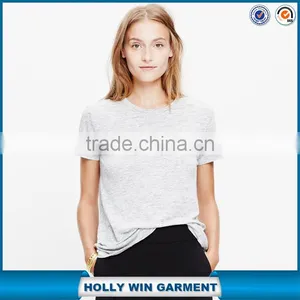 Modern Ladies T-shirt Print Design Linen Paris Tshirt thumbnail-1