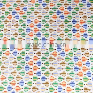 High Quality Garment Fabric Fire Balloon Printed Cotton Fabric thumbnail-1