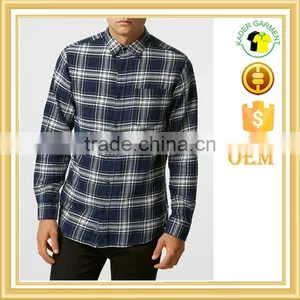 2016 Oxford Check Men Shirt Wholesale in China thumbnail-1
