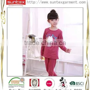 2014Hot Sale n Cotton Lovely Pretty Girls Pajamas thumbnail-1
