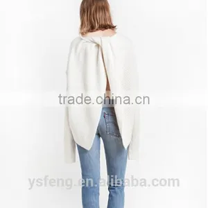 Top Latest Oversize Sweater Ladies Poncho Sweaters thumbnail-4