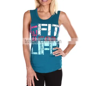 2016 Guangzhou Summer Factory OEM Fancy Design 100% Polyester Casual Women Cami Top thumbnail-4