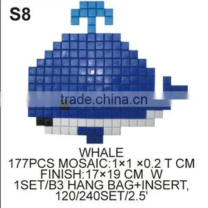 DIY Plastic Mosaic Art (S8) Whale thumbnail-1