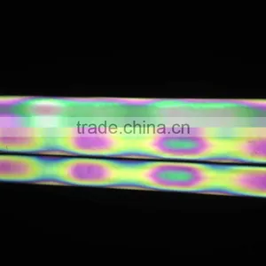 Silk Screen Printing Logo Transparent PET Glass Beads Reflective Rianbow Film thumbnail-2