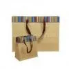 Machine Made 157gsm White Kraft Paper Bag, Coloured Paper Bags With Handles ( Ribbon Rope) thumbnail-1