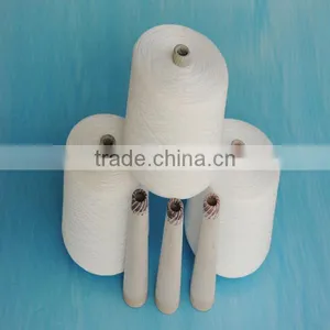 Raw White Polyester Yarn Little Hairiness thumbnail-1